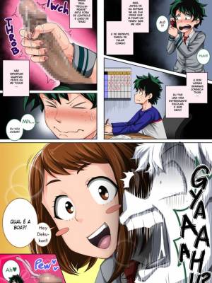 Boku No Harem Academia part 3: wa Ochako Hen Hentai pt-br 04