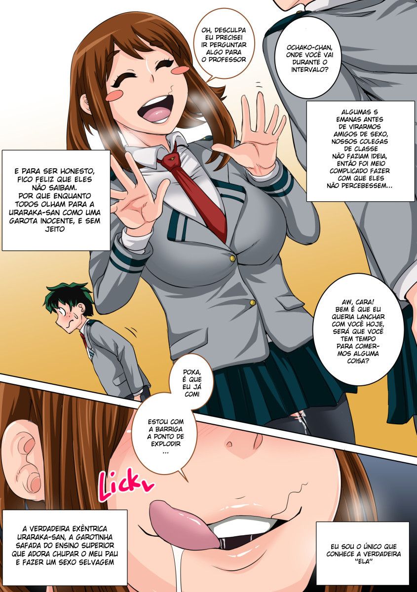 Boku No Harem Academia part 3: wa Ochako Hen Hentai pt-br 54