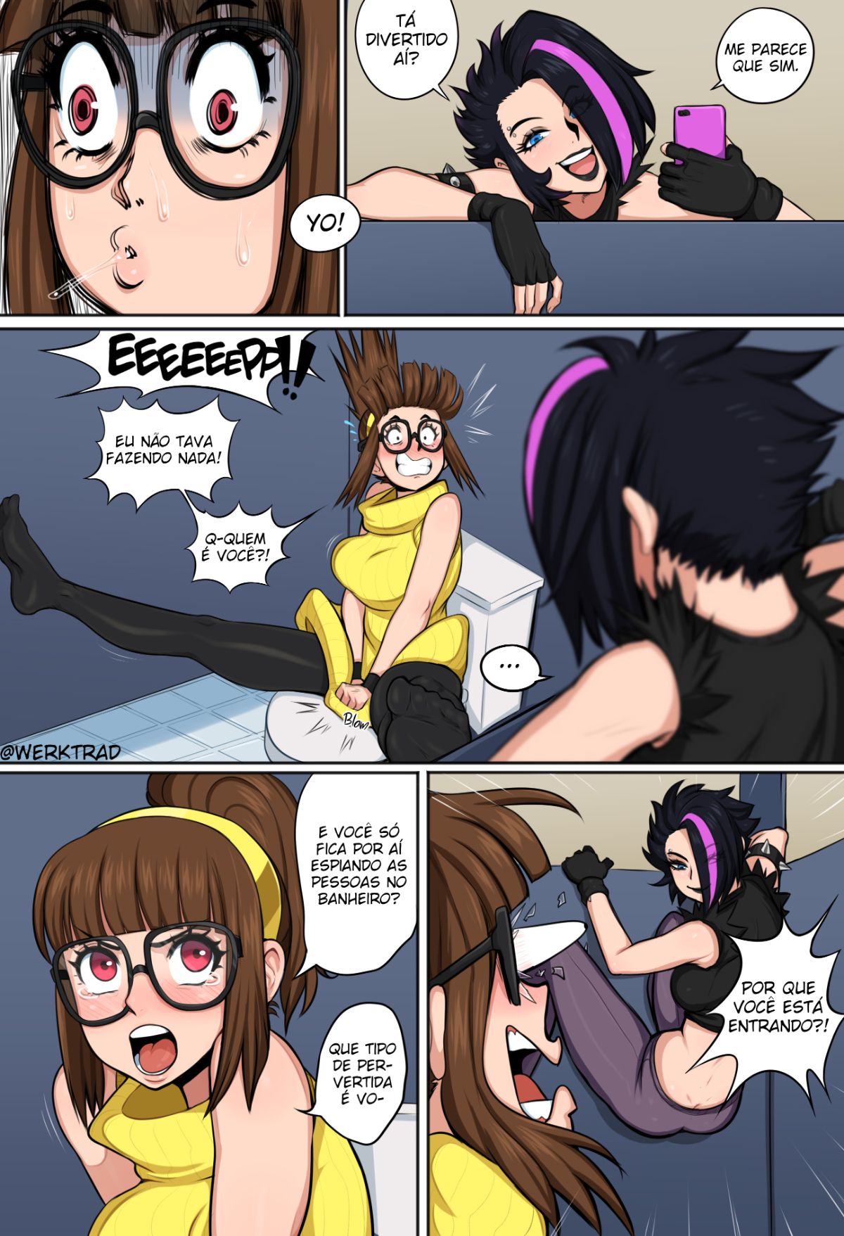 Comic Afrobull Futanari Hentai pt-br 04