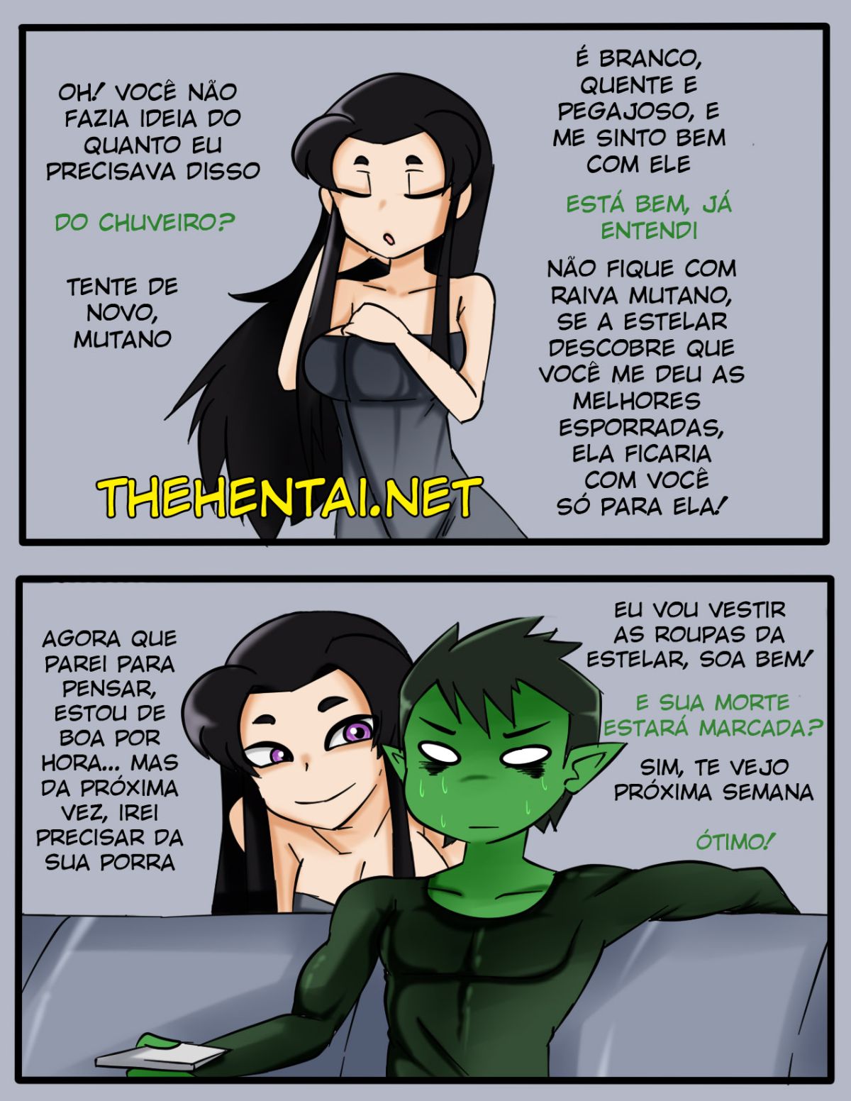 Alone with Blackfire Hentai pt-br 10