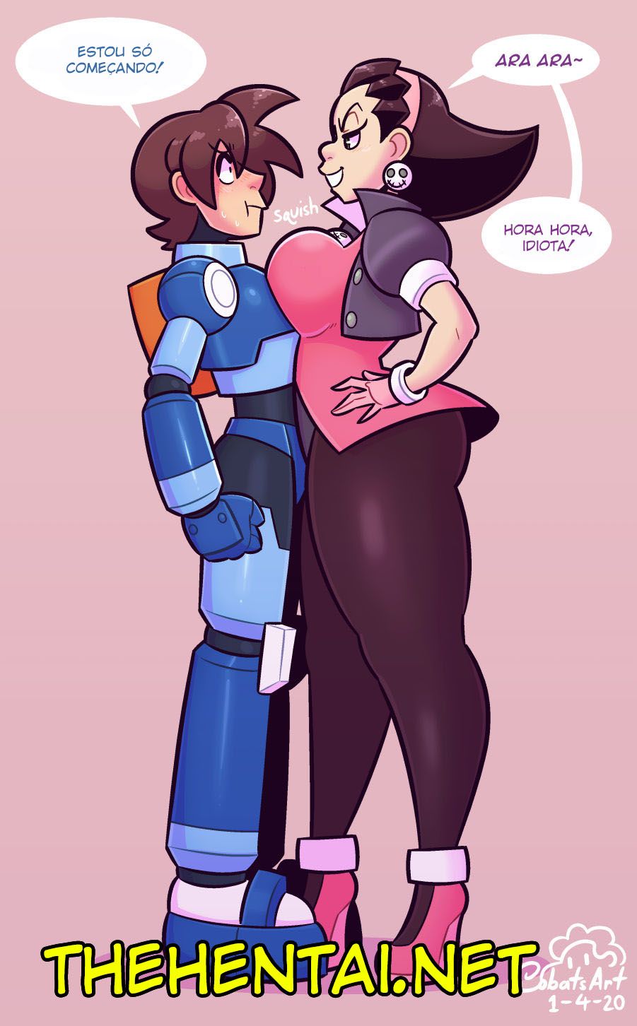 Tron Bonne and Mega-Dweeb Hentai pt-br 04