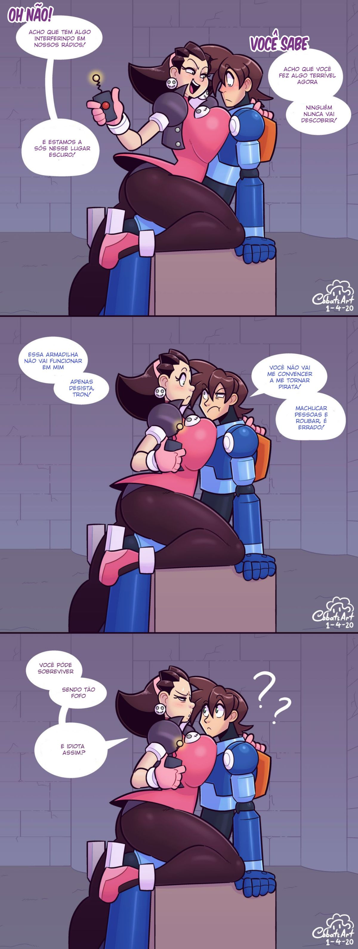 Tron Bonne and Mega-Dweeb Hentai pt-br 05