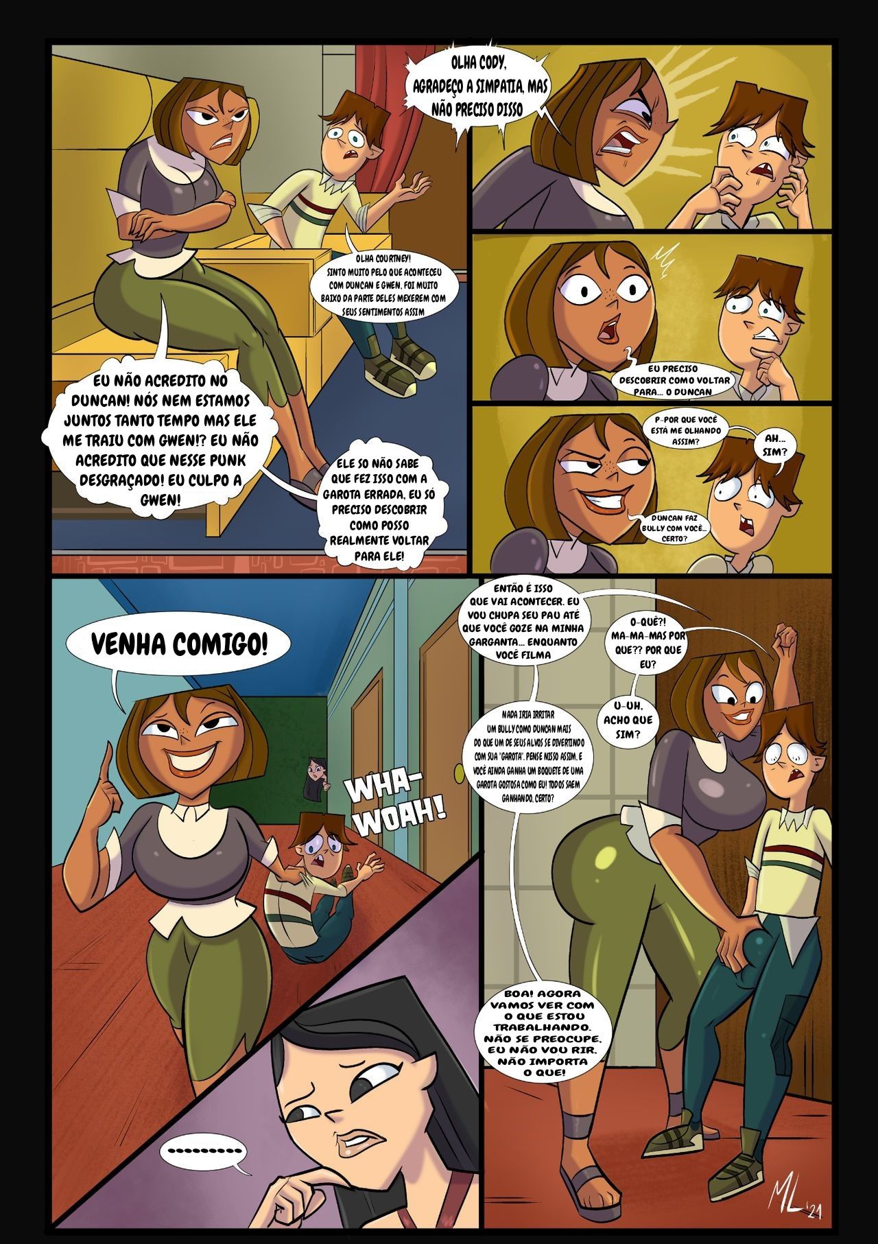 Total Drama Comic Hentai pt-br 02