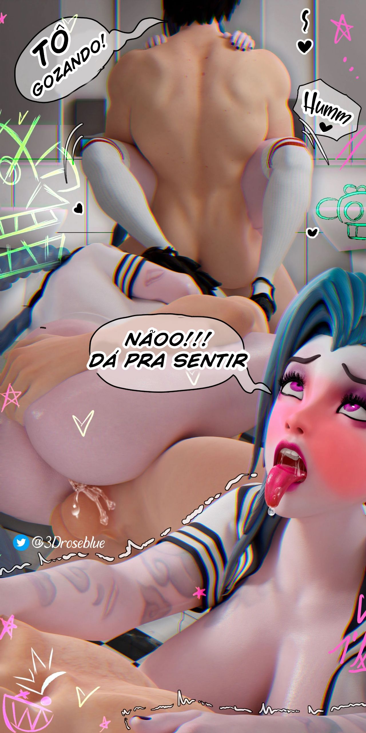 Jinx Broken Heart Hentai pt-br 14