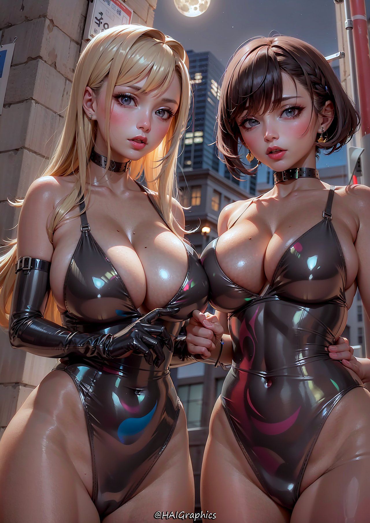 Shiny latex girls Part 1 Hentai pt-br 200