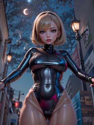 Shiny latex girls Part 1 Hentai pt-br 201