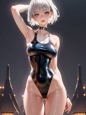 Shiny Latex Girls Part 2 Hentai pt-br 147