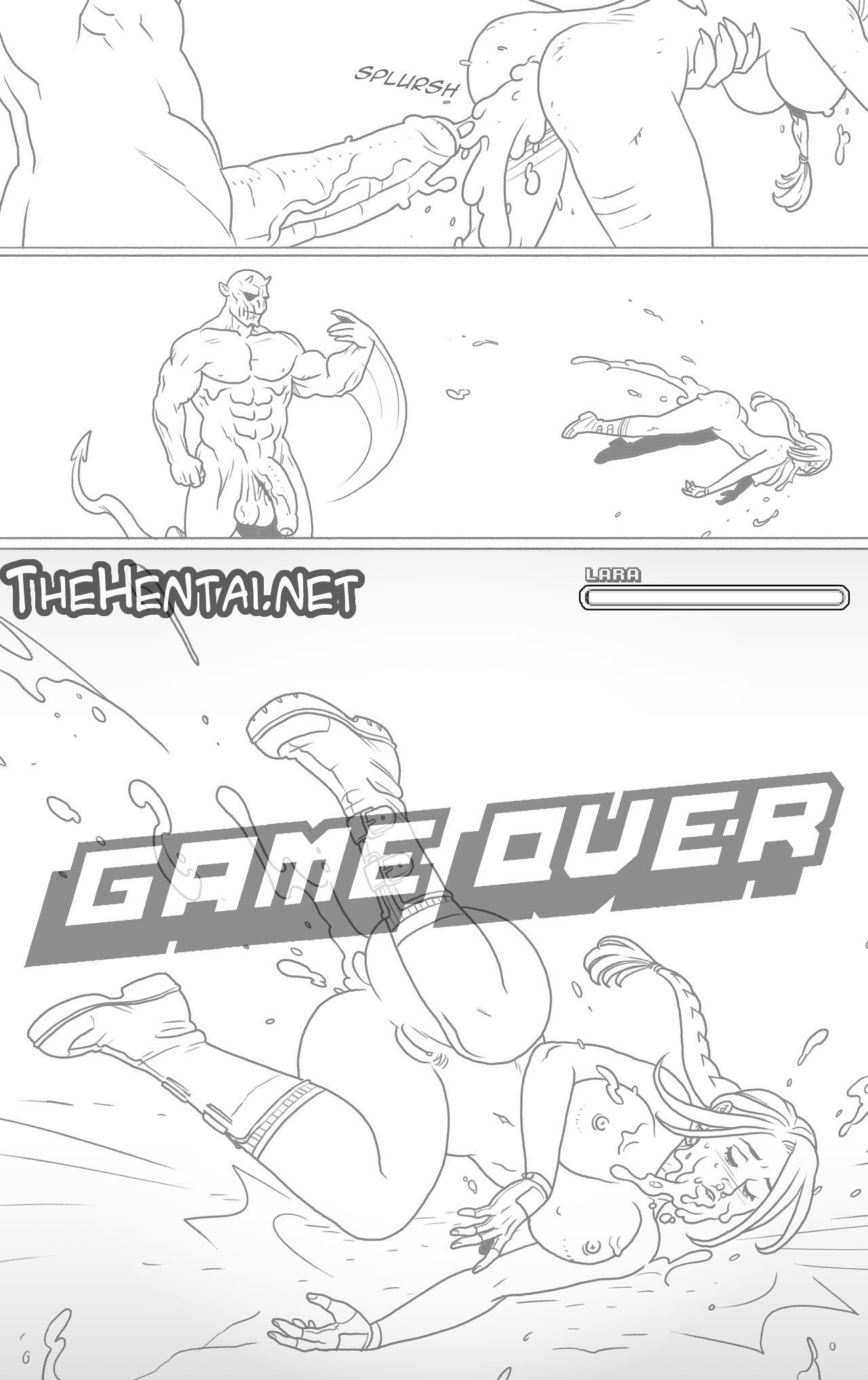 Game Over Girls: Lara Croft  Hentai pt-br 22