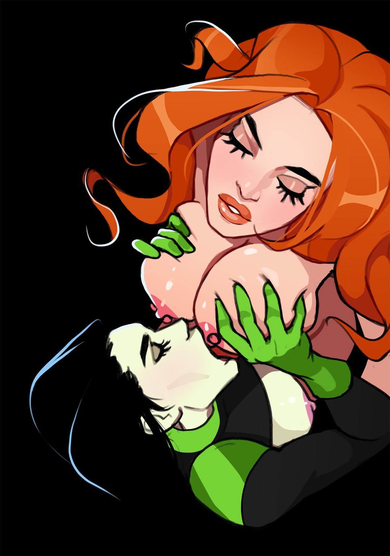 Kim and Shego: Date on the Roof Hentai pt-br 14