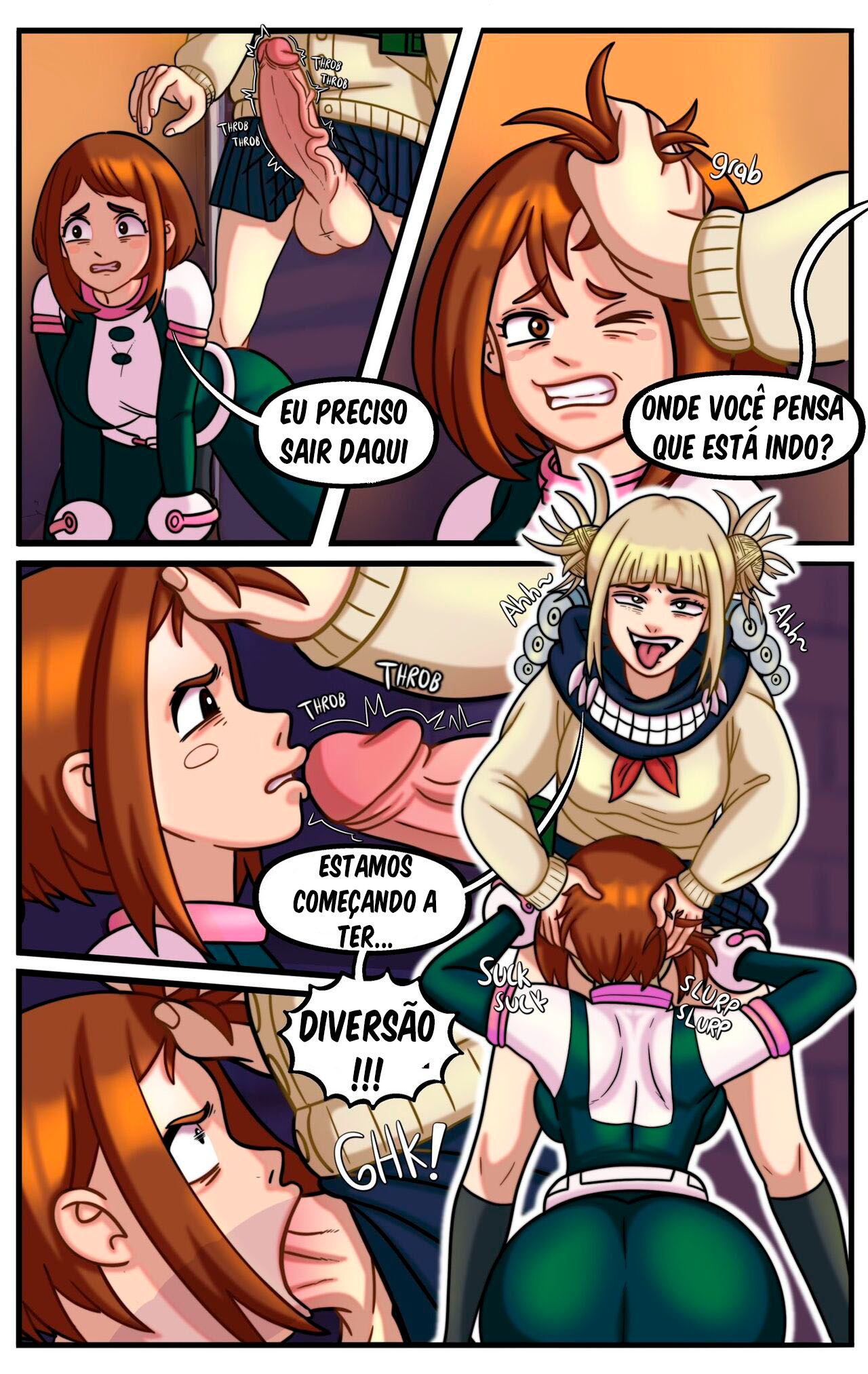 Toga x Ochako Hentai pt-br 03