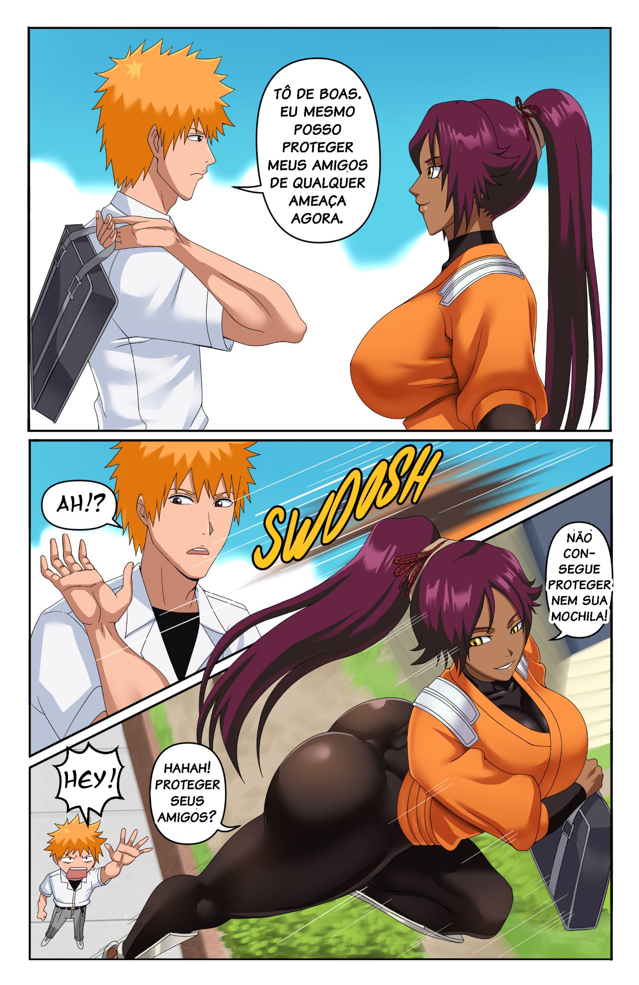 Yoruichi by pinkpawg Hentai pt-br 02