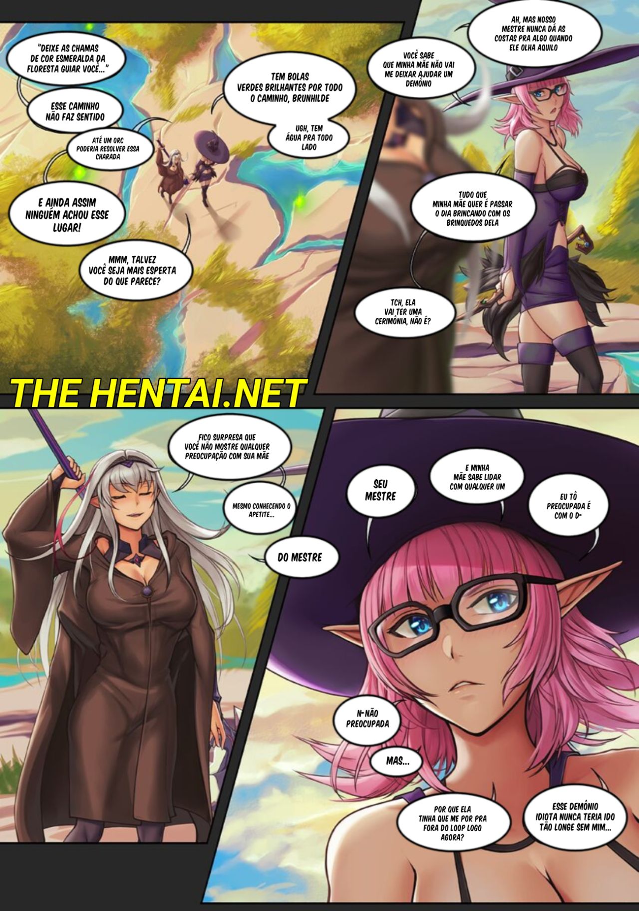 Dominion of Heroes Comic #6 - Elven Conques Hentai pt-br 07