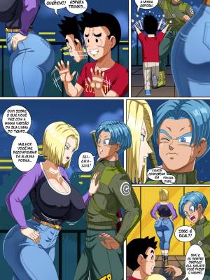 Android 18 and Trunks By PinkPawg Hentai pt-br 02