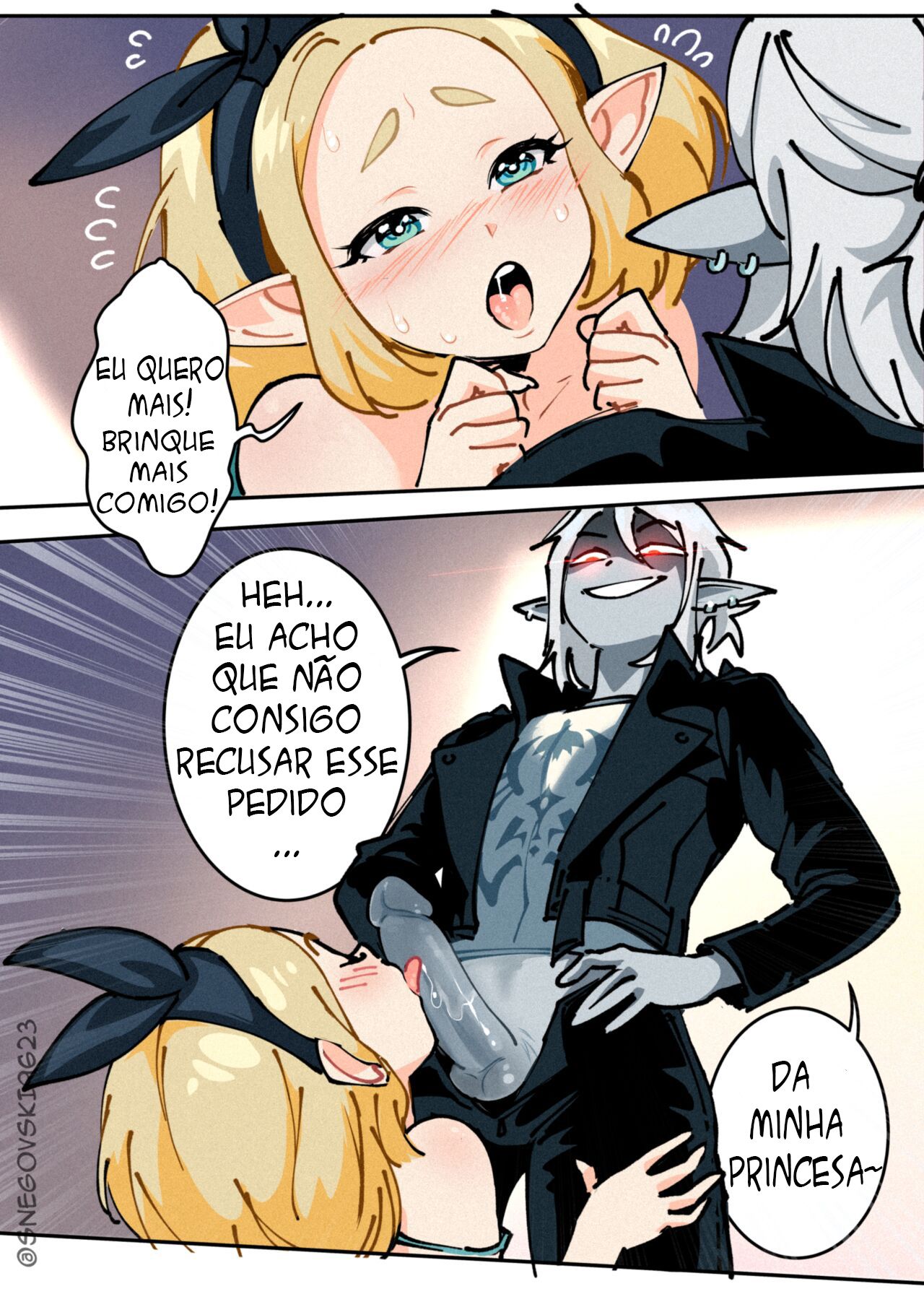 Snegovski - Zelda's Triforce Hentai pt-br 13