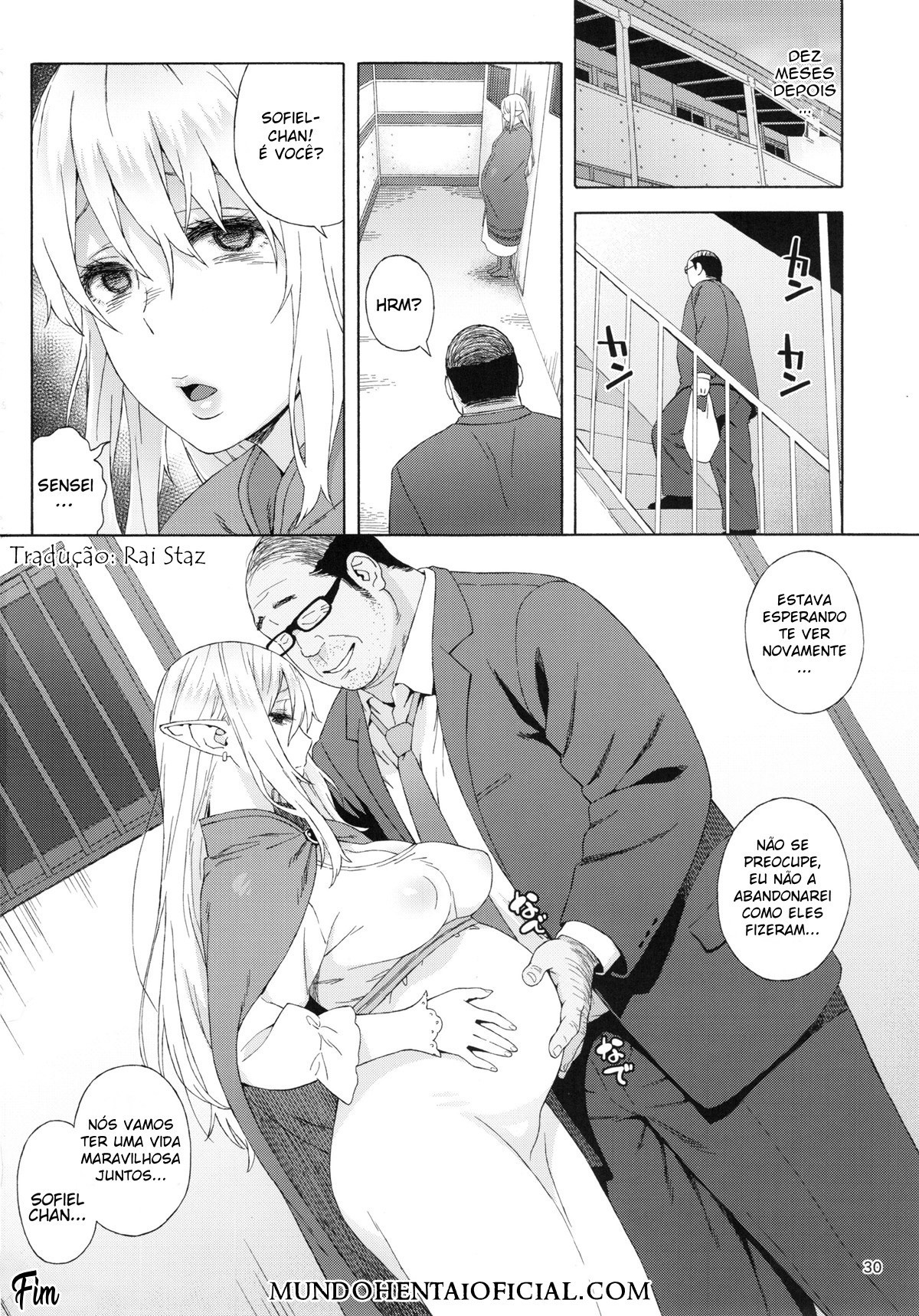 Tenkousei JK Elf 3 Saishuushou: Houkago Yagai Jugyou Hentai pt-br 28