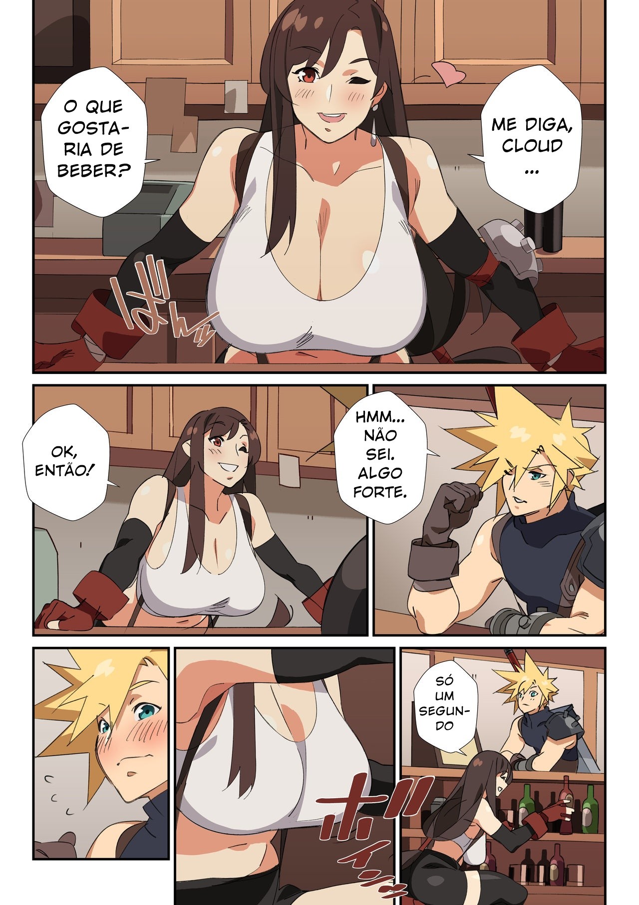 Tifa's Special Cocktail! Hentai pt-br 04