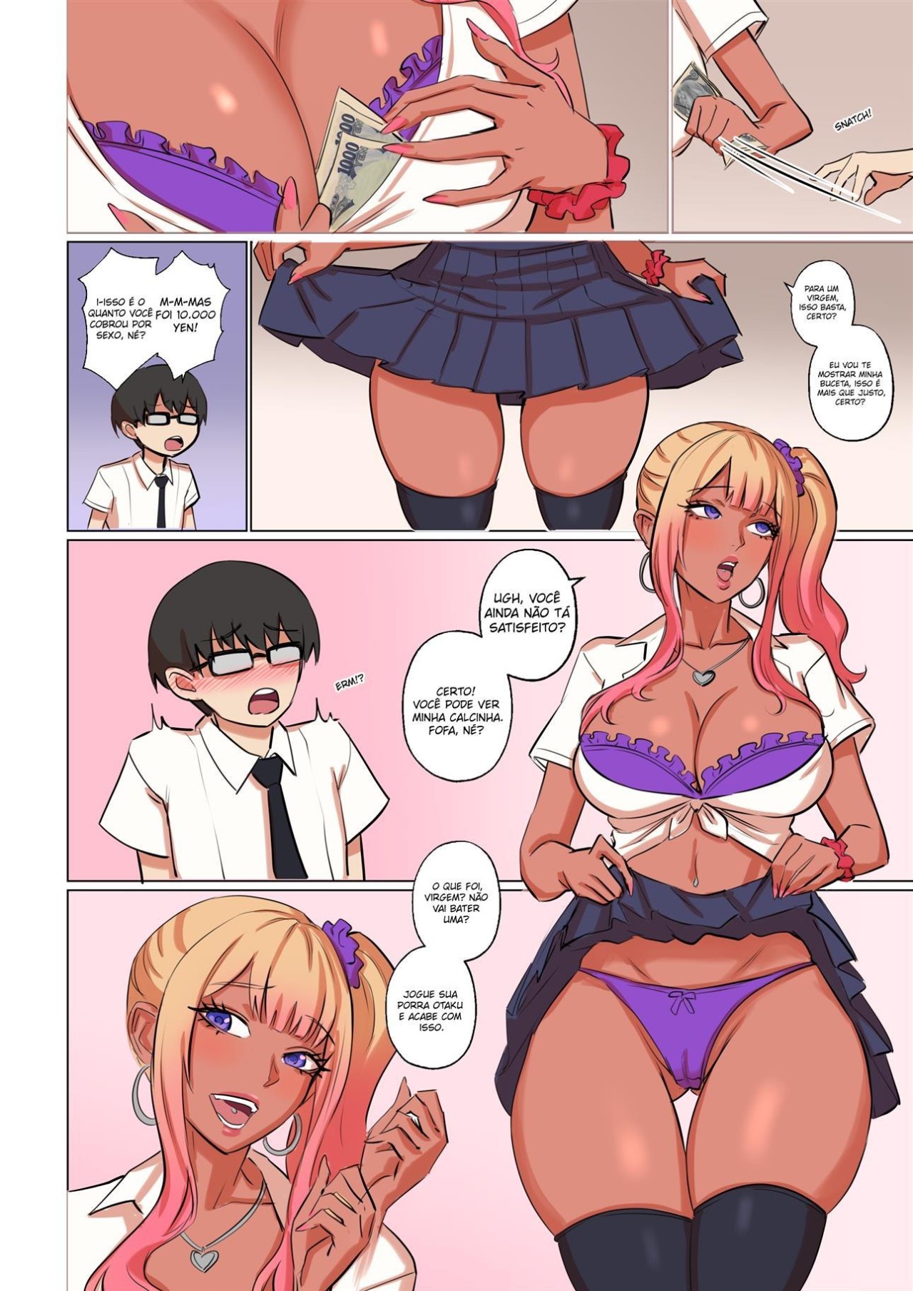 My Shy Best Friend Turned Into a Gal Girl Hentai pt-br 30