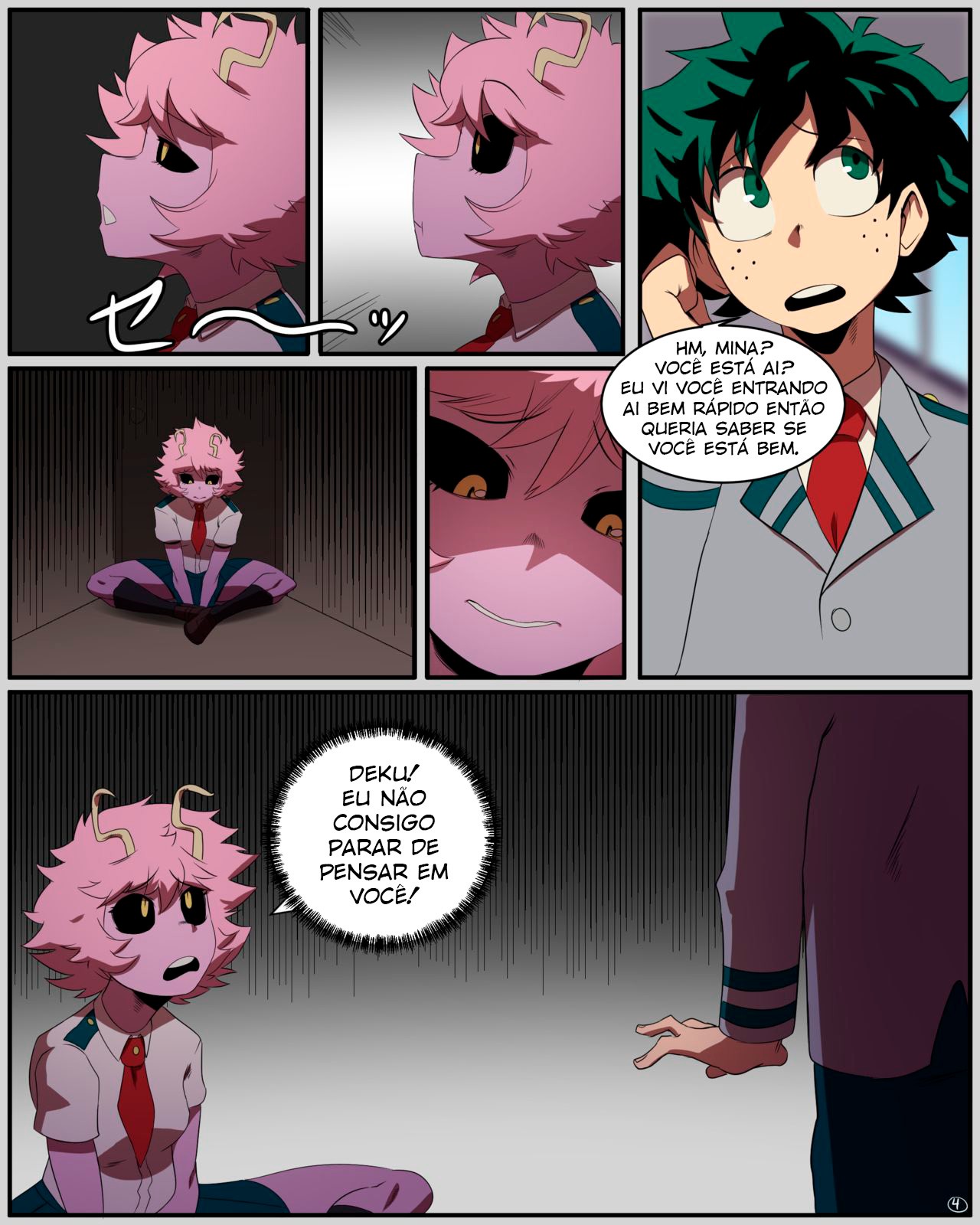 Mina x Izuku Comic  Hentai pt-br 05