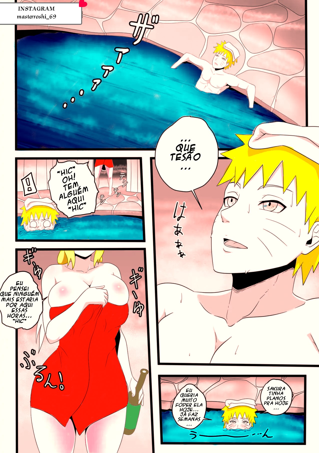 Naruto X Tsunade Hotspring Affair  Hentai pt-br 02