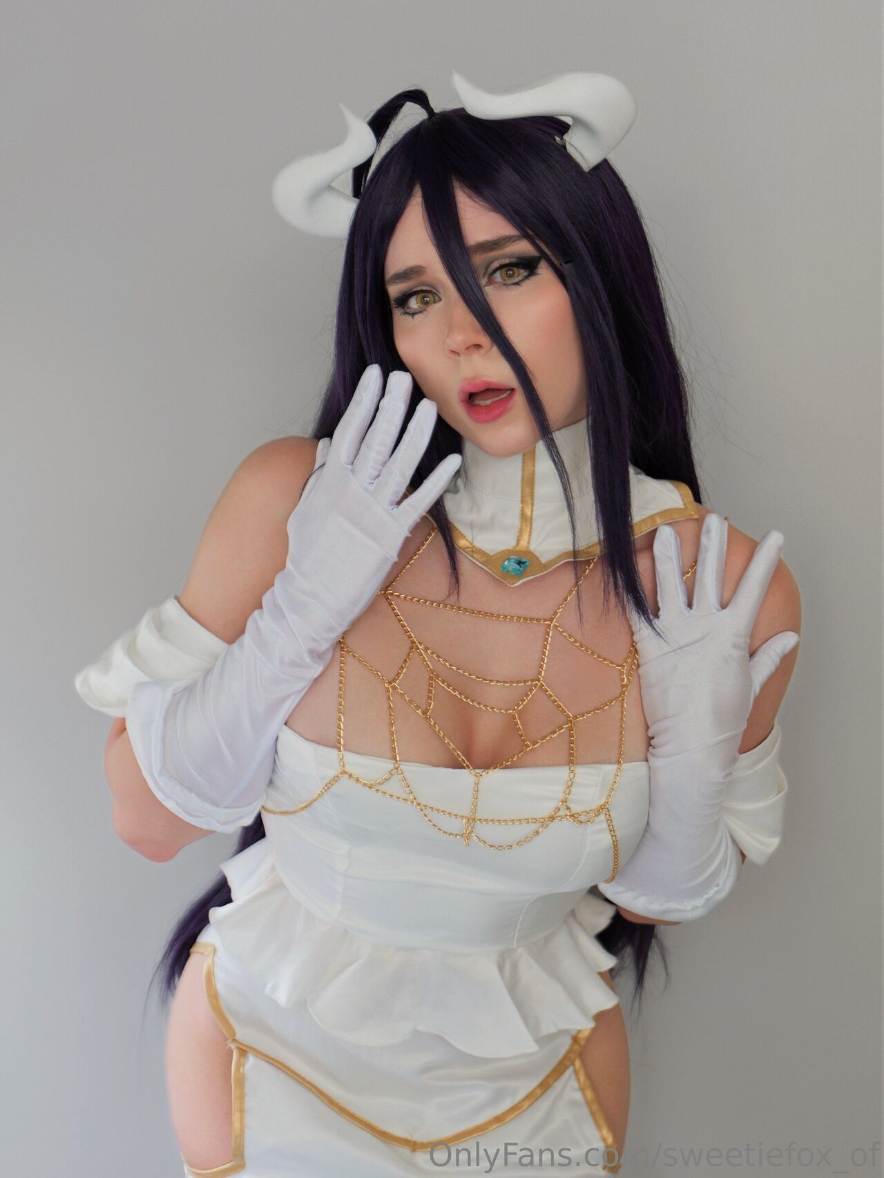 Sweetie Fox: Albedo Hentai pt-br 15