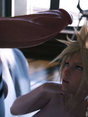 Female Cloud With Jessie, Tifa & Aerith Hentai pt-br 05