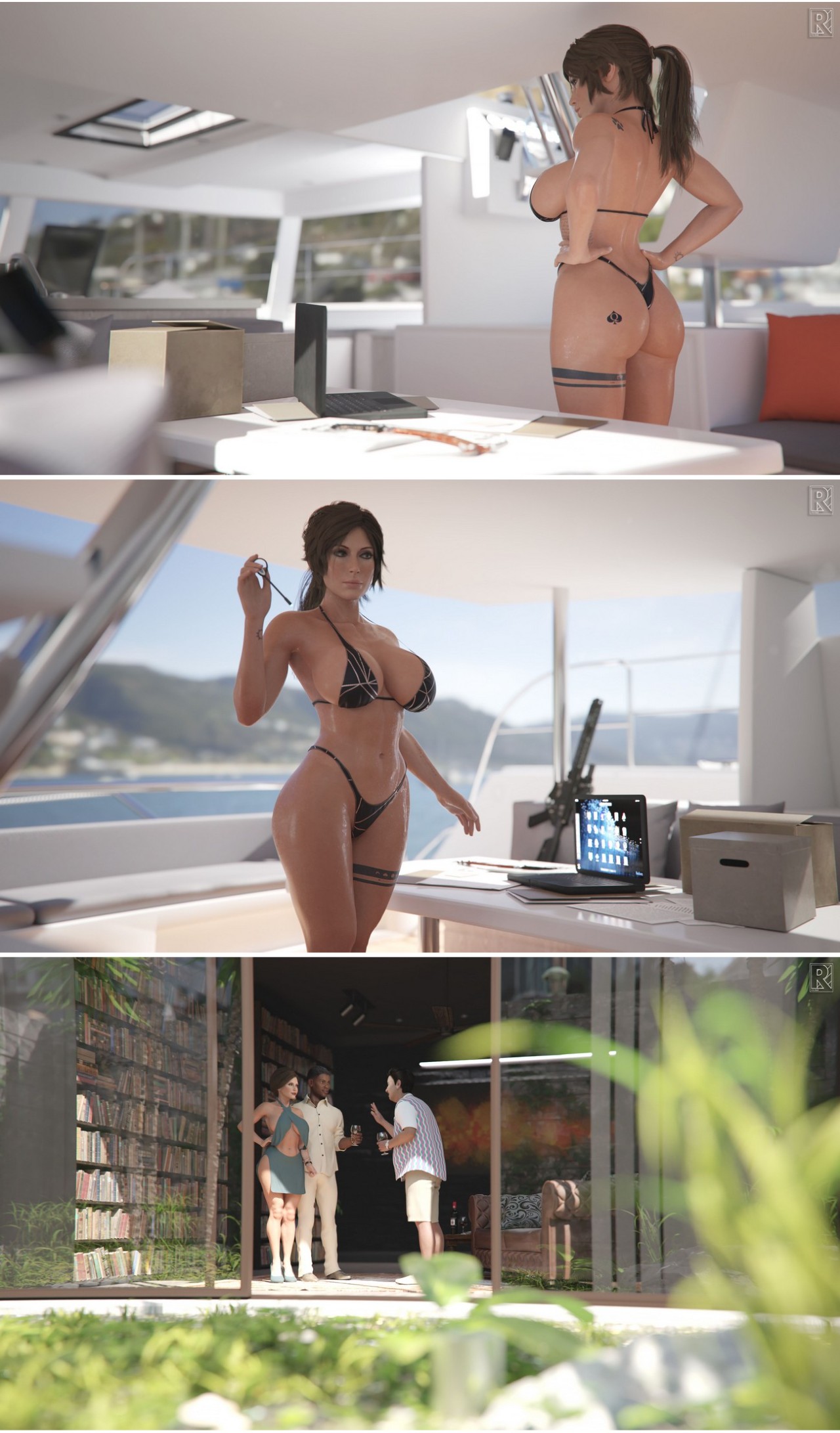 Lara’s Lustful Adventure Hentai pt-br 03