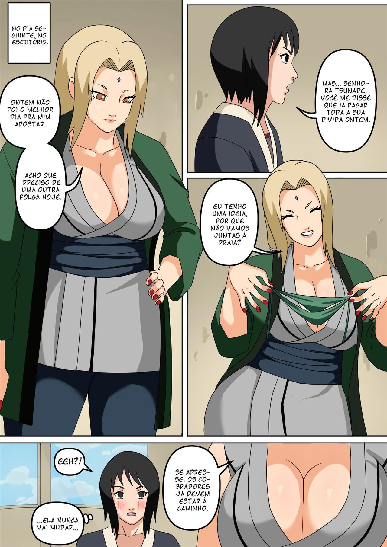 Tsunade & Ino Double Trouble Hentai pt-br 14