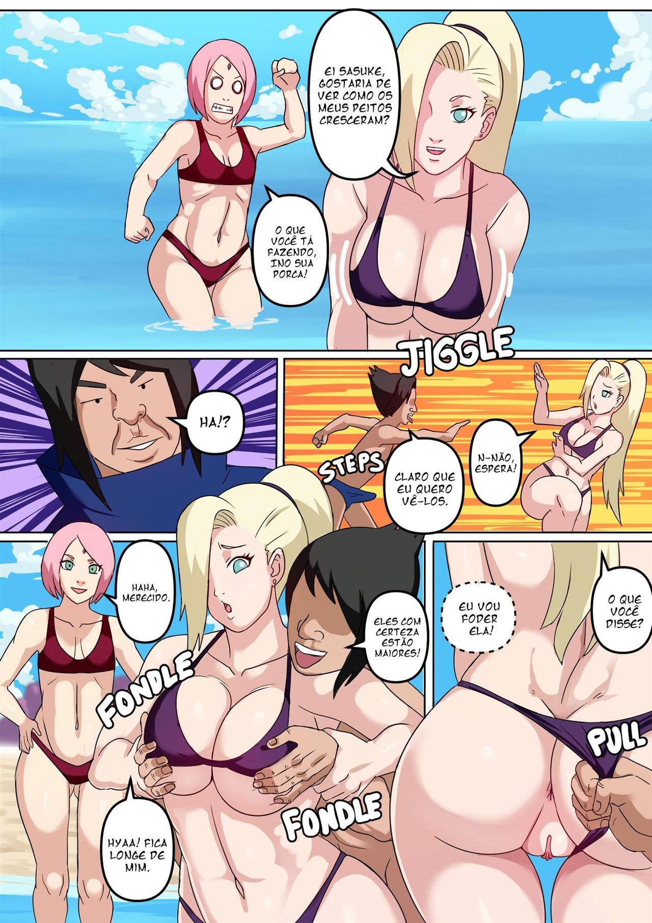 Tsunade & Ino Double Trouble Hentai pt-br 16