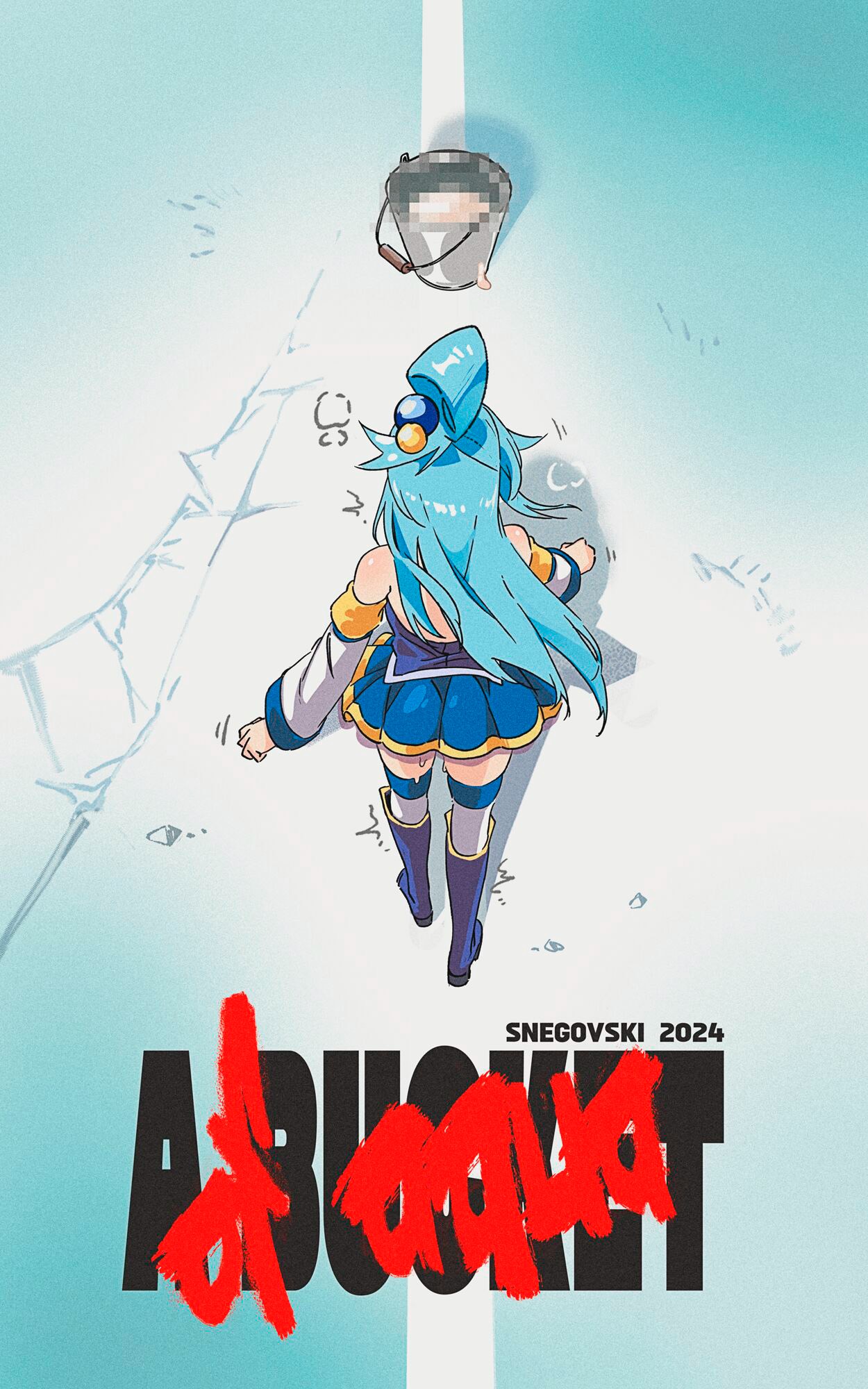 A Bucket of Aqua!  Hentai pt-br 02