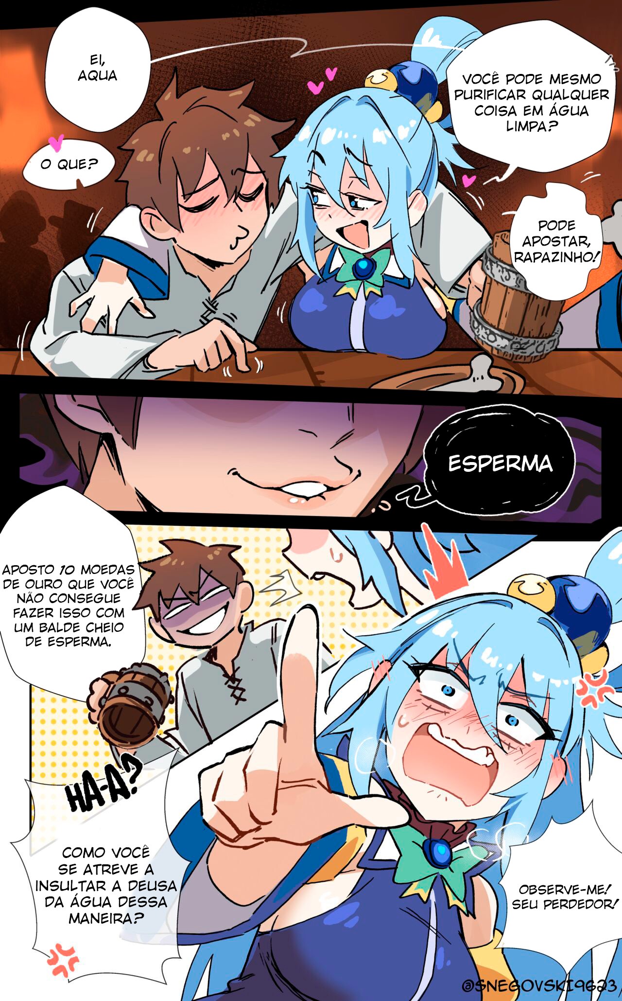 A Bucket of Aqua!  Hentai pt-br 03