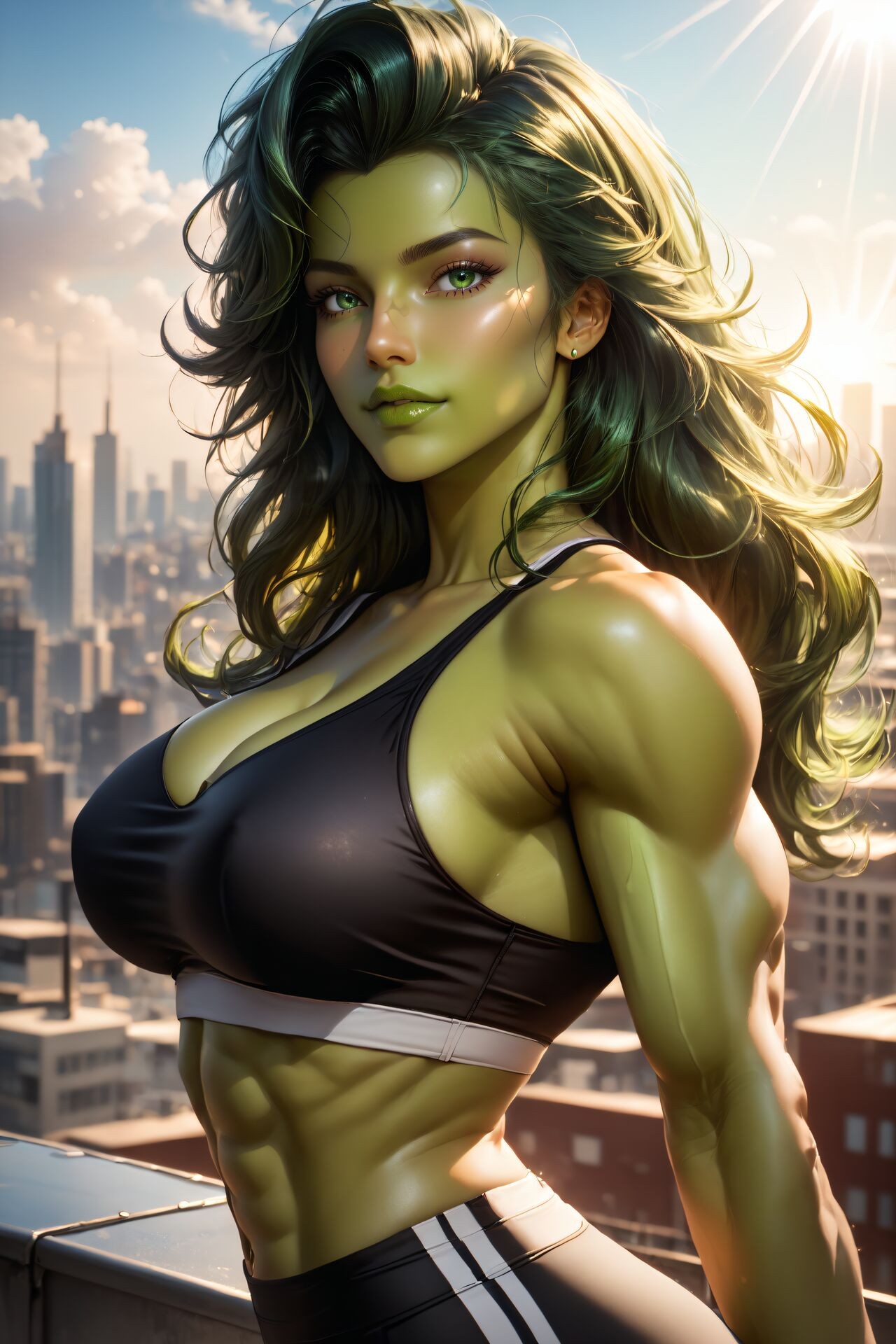 She-Hulk: Tropical Summer Hentai pt-br 05