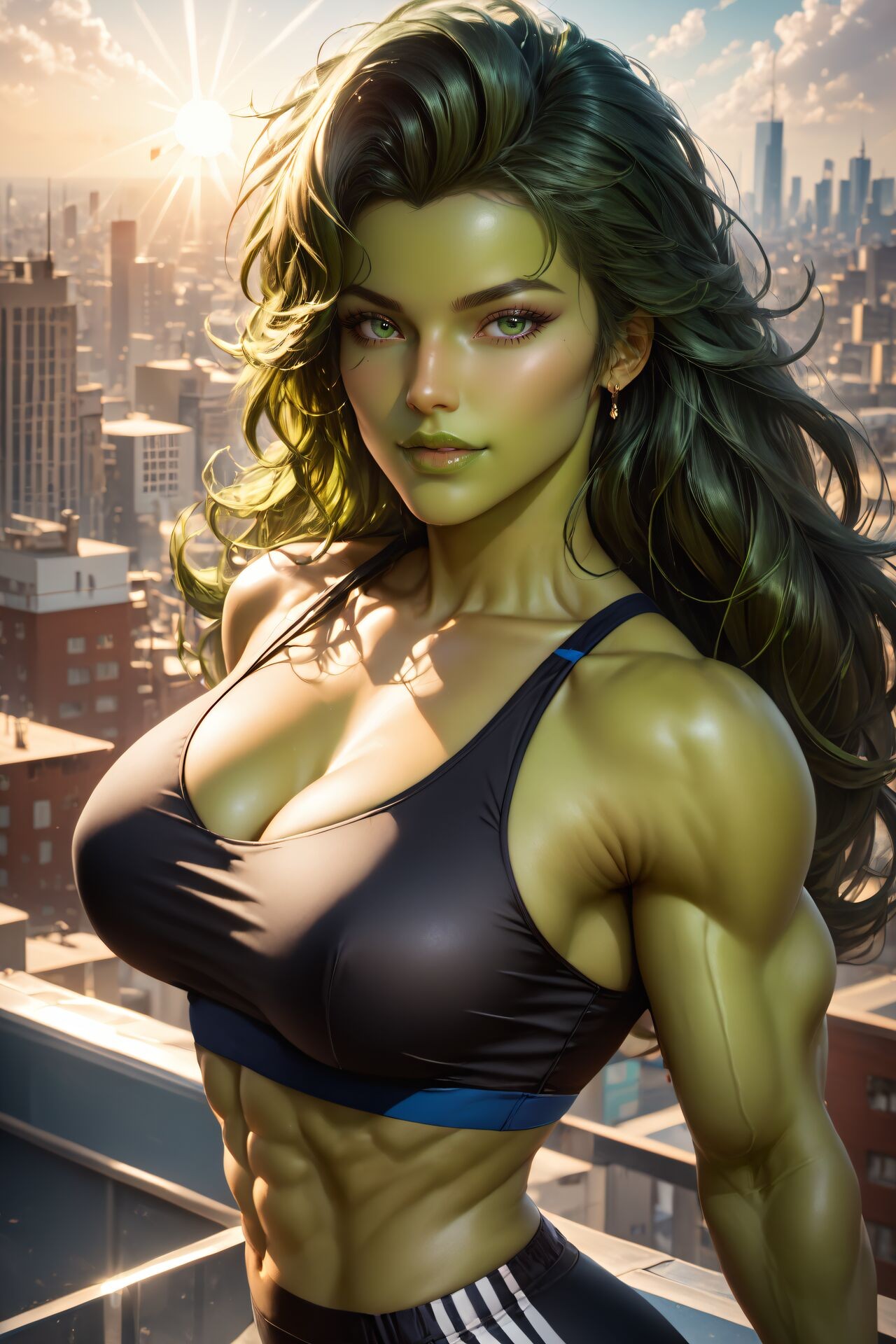 She-Hulk: Tropical Summer Hentai pt-br 06