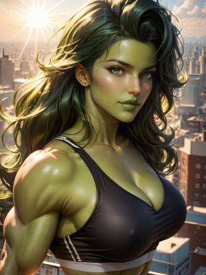 She-Hulk: Tropical Summer Hentai pt-br 09