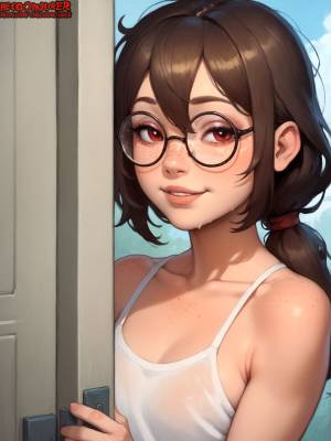 Hanging Out With a Nerdy Femboy In His Room Hentai pt-br 11