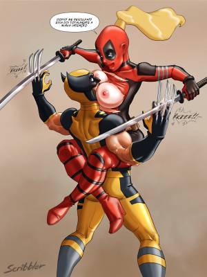 Ladypool vs Wolverine Hentai pt-br 04