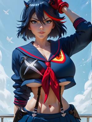 Ryuko Matoi From Kill La Kill Hentai pt-br 04