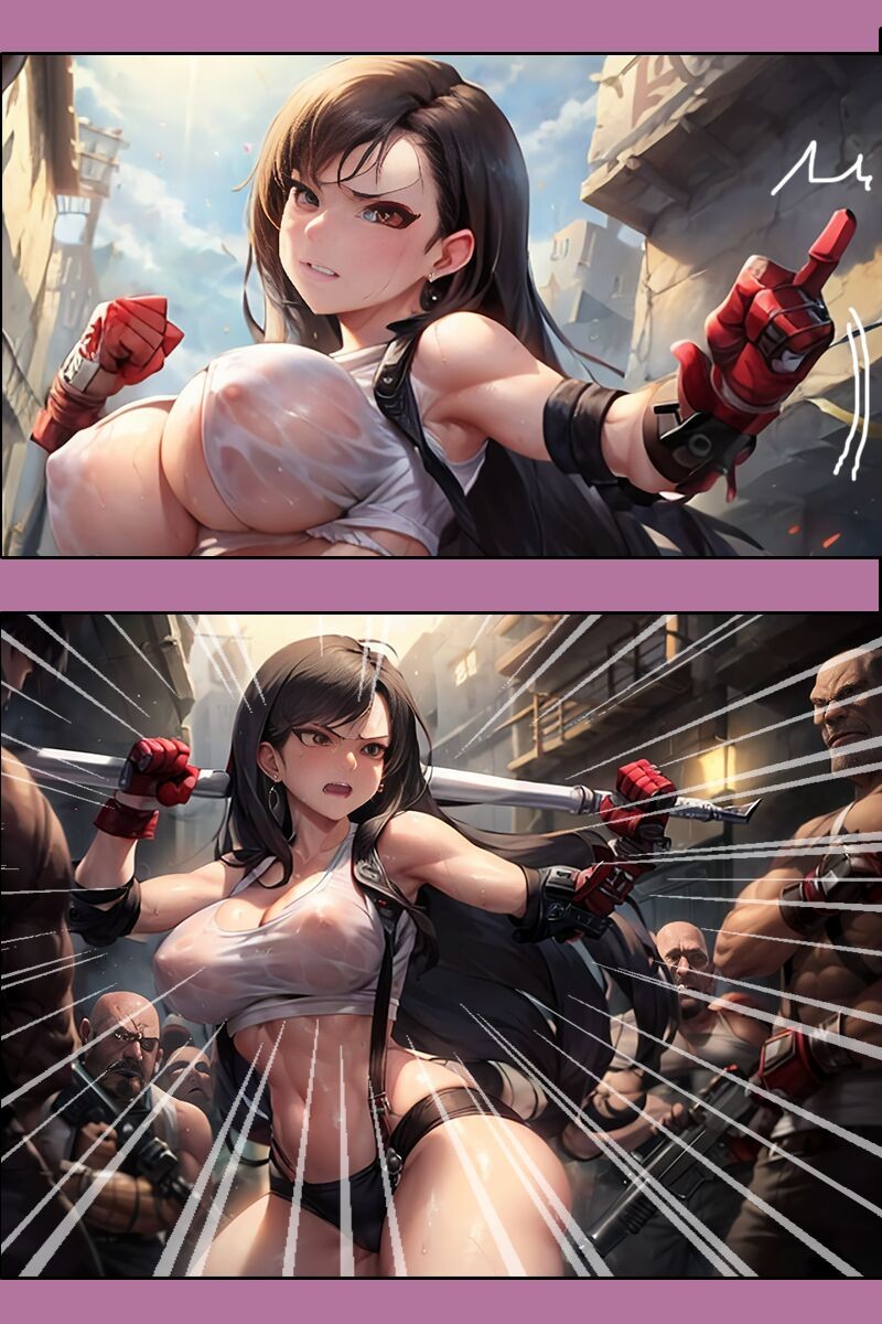 Tifa’s Trouble In Dark Alley Hentai pt-br 05