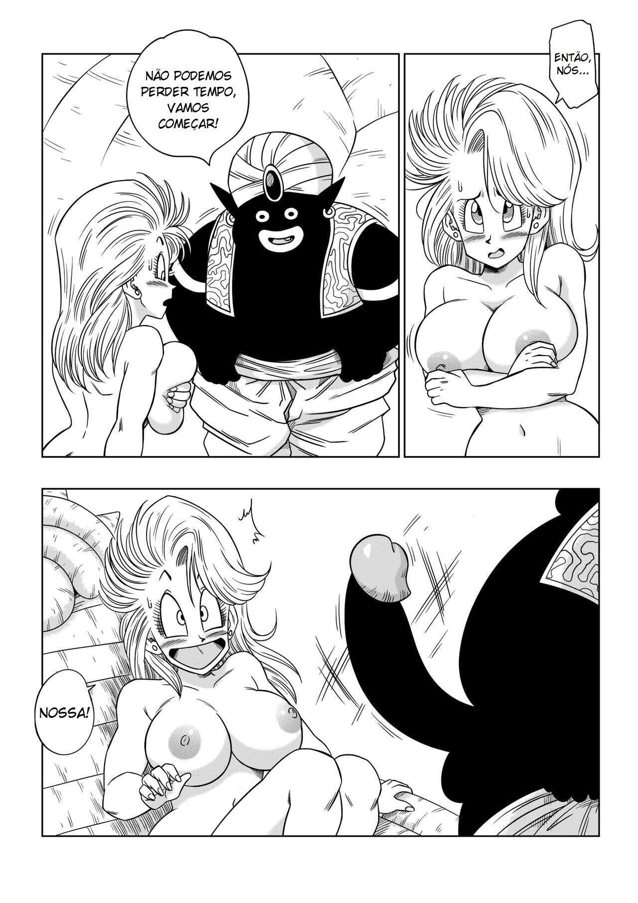 Dagon Ball: Bulma & Mr. Popo Hentai pt-br 08