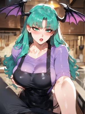 Morrigan Aensland: Baking Bliss Hentai pt-br 11