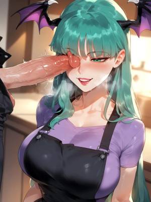 Morrigan Aensland: Baking Bliss Hentai pt-br 15