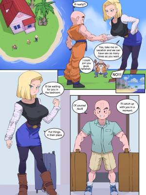 Android 18 x Krillin