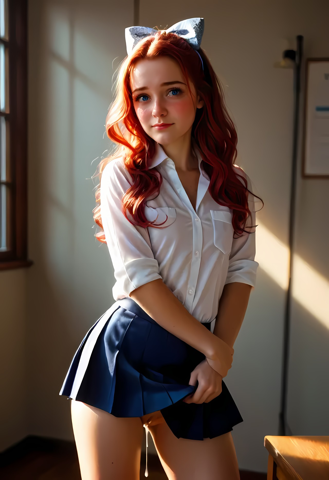 Ariel Is Blackmailed At School Hentai pt-br 95