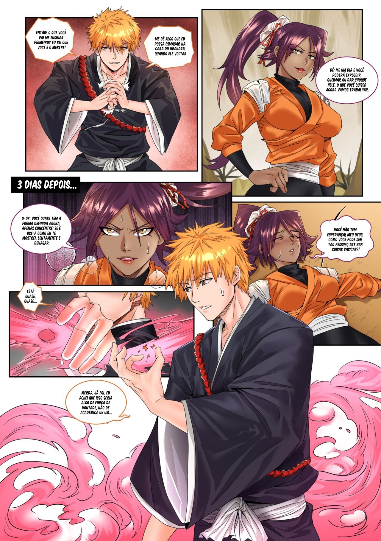 Bleach: Blooming Lesson Hentai pt-br 03