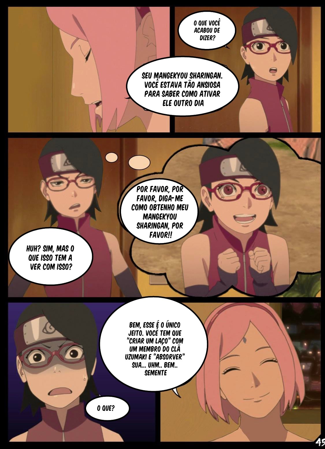 Boruto's Birthday Clash Hentai pt-br 46
