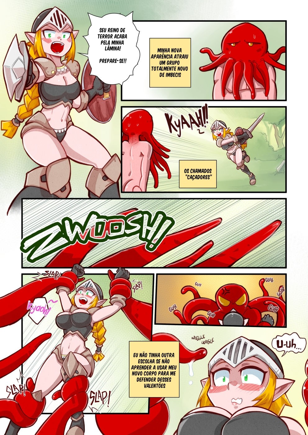 Life as a Tentacle Monster In Another World Hentai pt-br 05