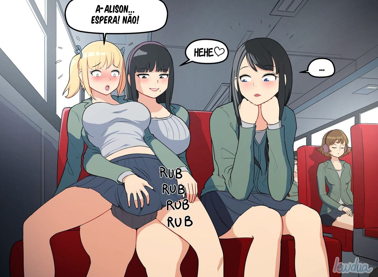 The bus story 1 and 2 Hentai pt-br 39