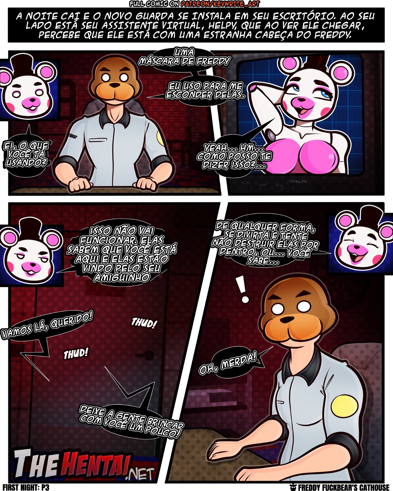 Freddy Fuckbear's Cathouse: First Night Hentai pt-br 04