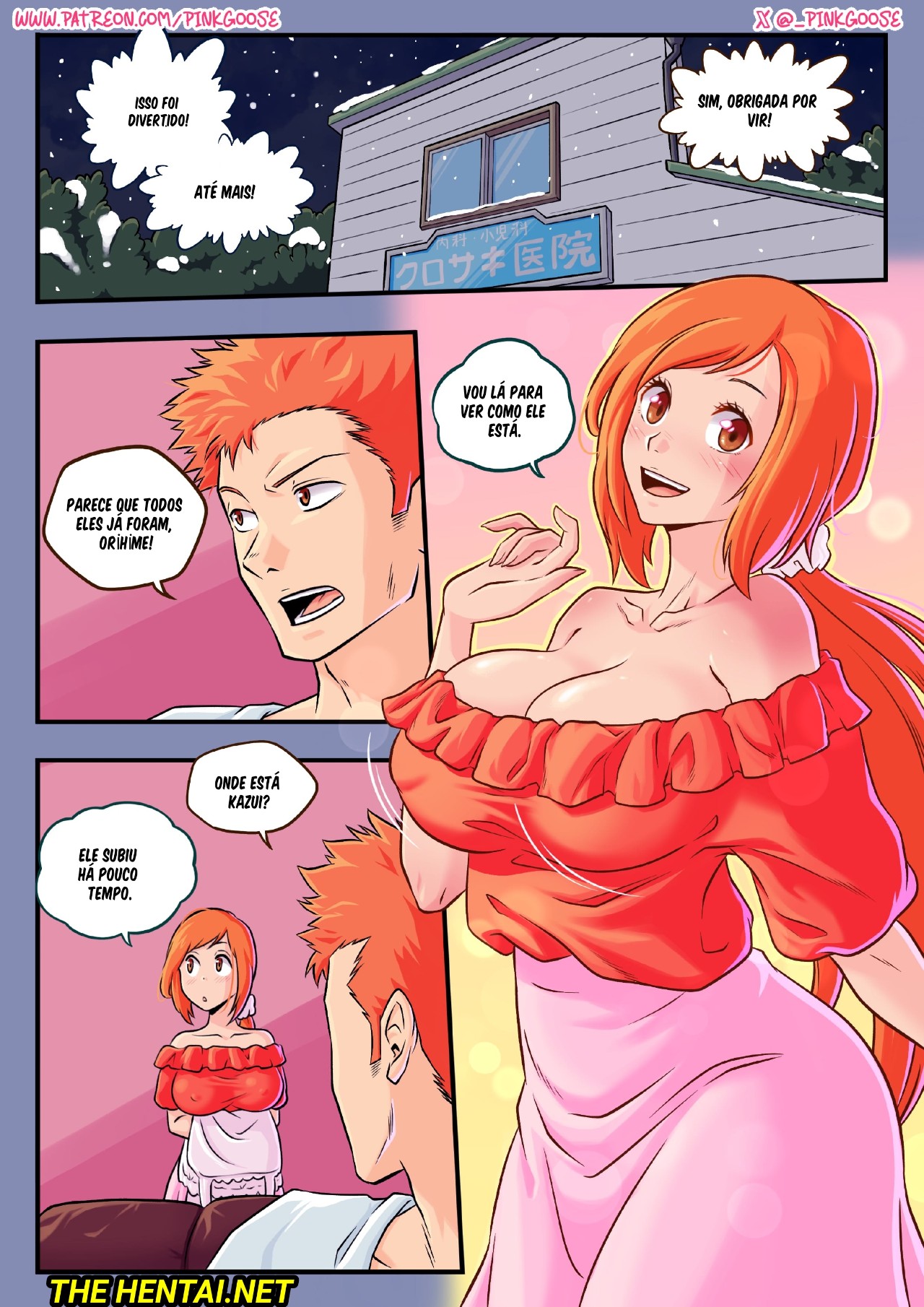 Orihime X Ichigo Comic Hentai pt-br 02