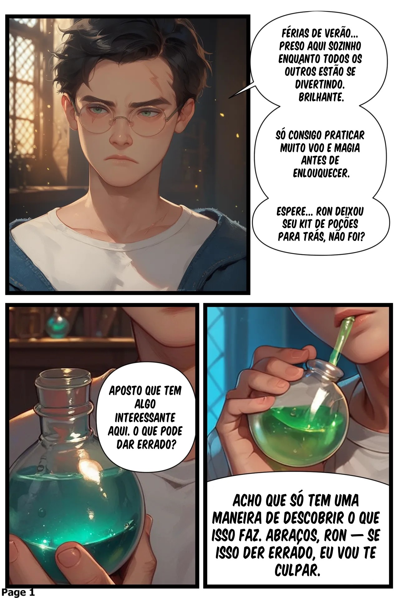 The Brightest Witches' Secrets: Under Her Robes Hentai pt-br 02