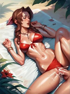 Beach Story Part 1: Aerith Hentai pt-br 32
